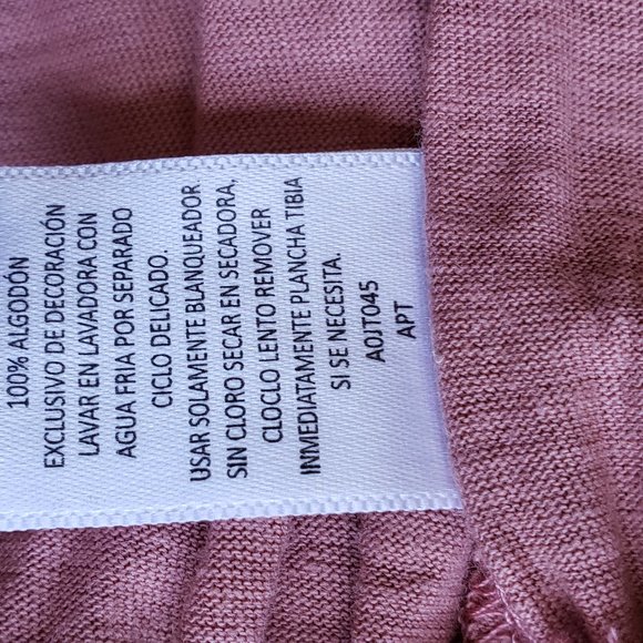 DEREK HEART Dusty Peplum Shirt large - Picture 6 of 6